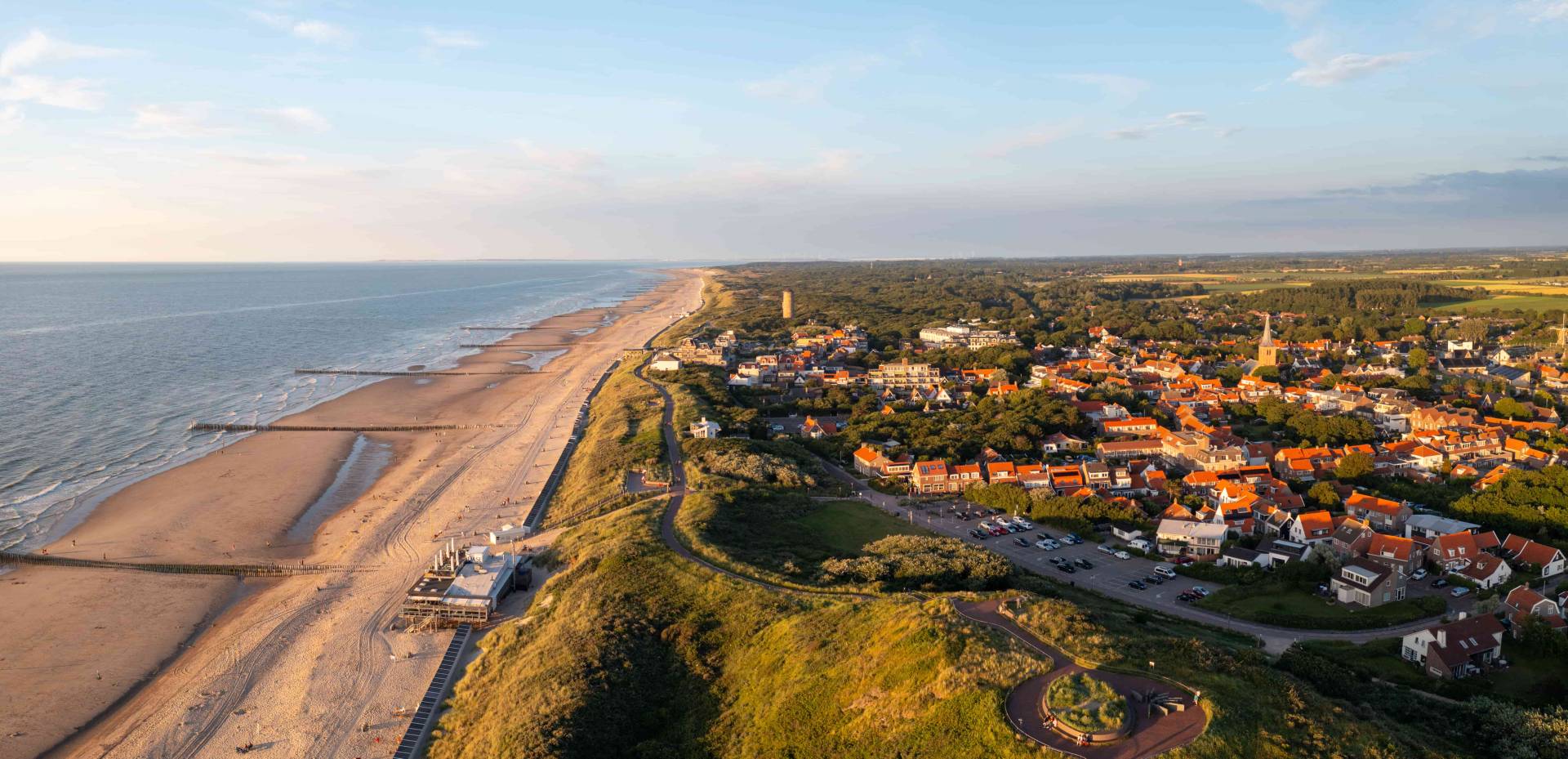 Foto van campings rondom strand in Oostkapelle